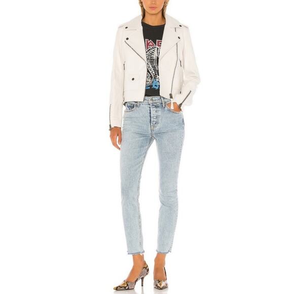 GRLFRND The Karolina distressed high rise skinny jeans in Close Call Size 23 NEW - Picture 10 of 10